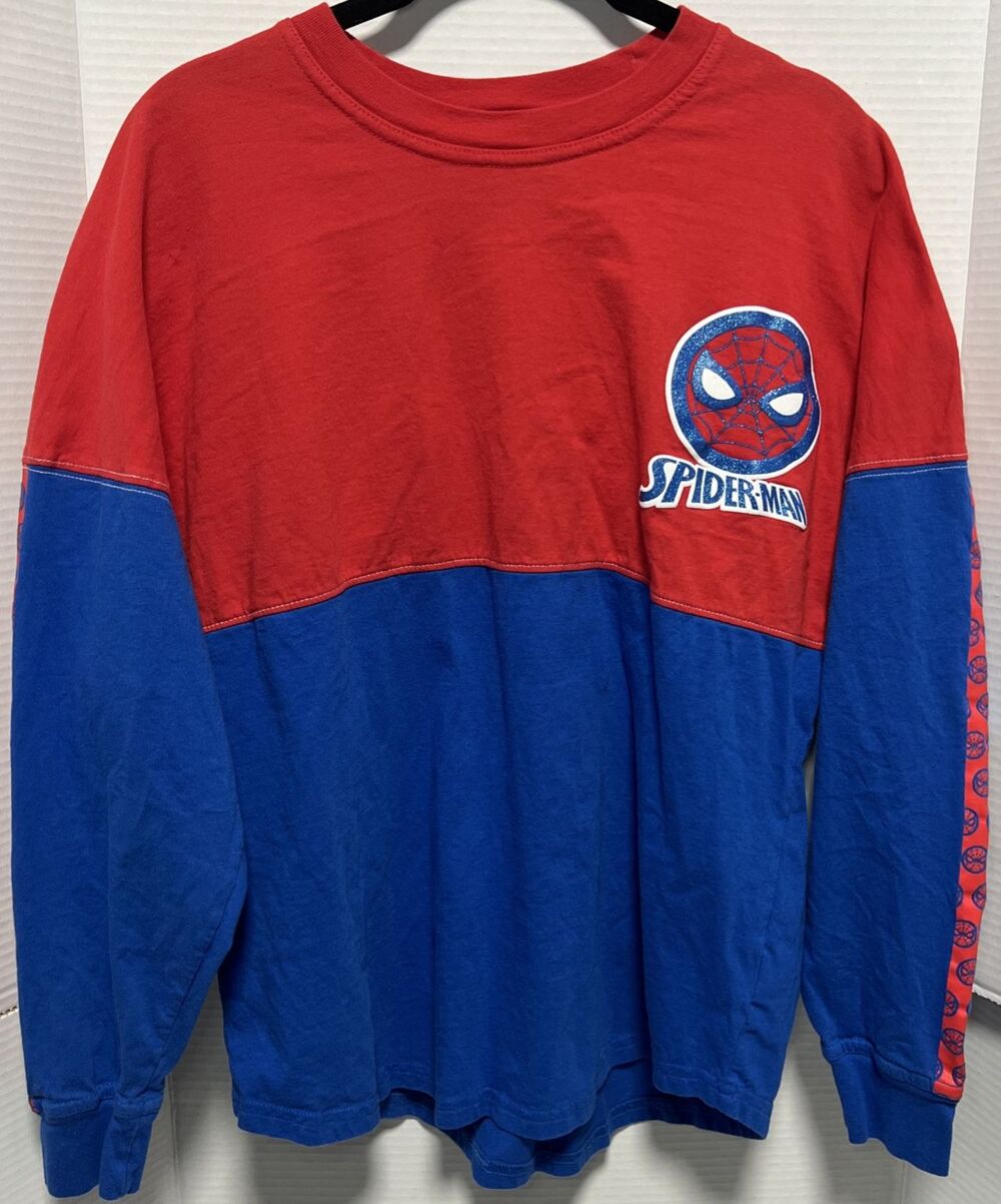 Universal Studios Marvel Amazing Spiderman Spirit Jersey Shirt Adult Small